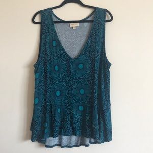 ModCloth Peplum Ruffle Tank